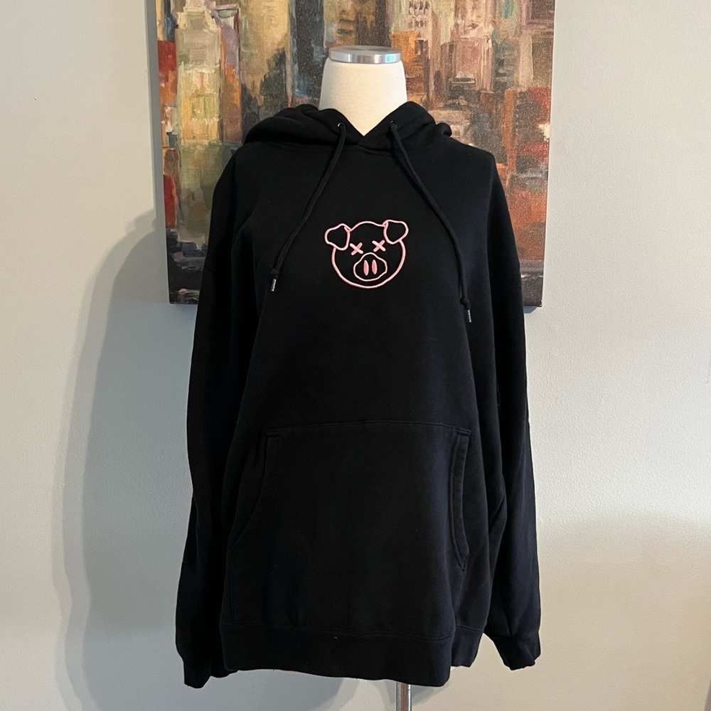 SHANE DAWSON Pig Black Hoodie 🐷